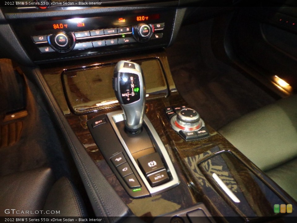 Black Interior Transmission for the 2012 BMW 5 Series 550i xDrive Sedan #73922495