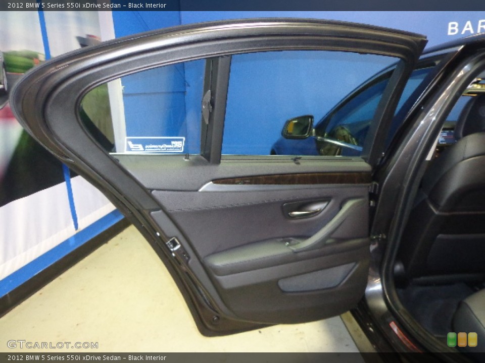 Black Interior Door Panel for the 2012 BMW 5 Series 550i xDrive Sedan #73922512