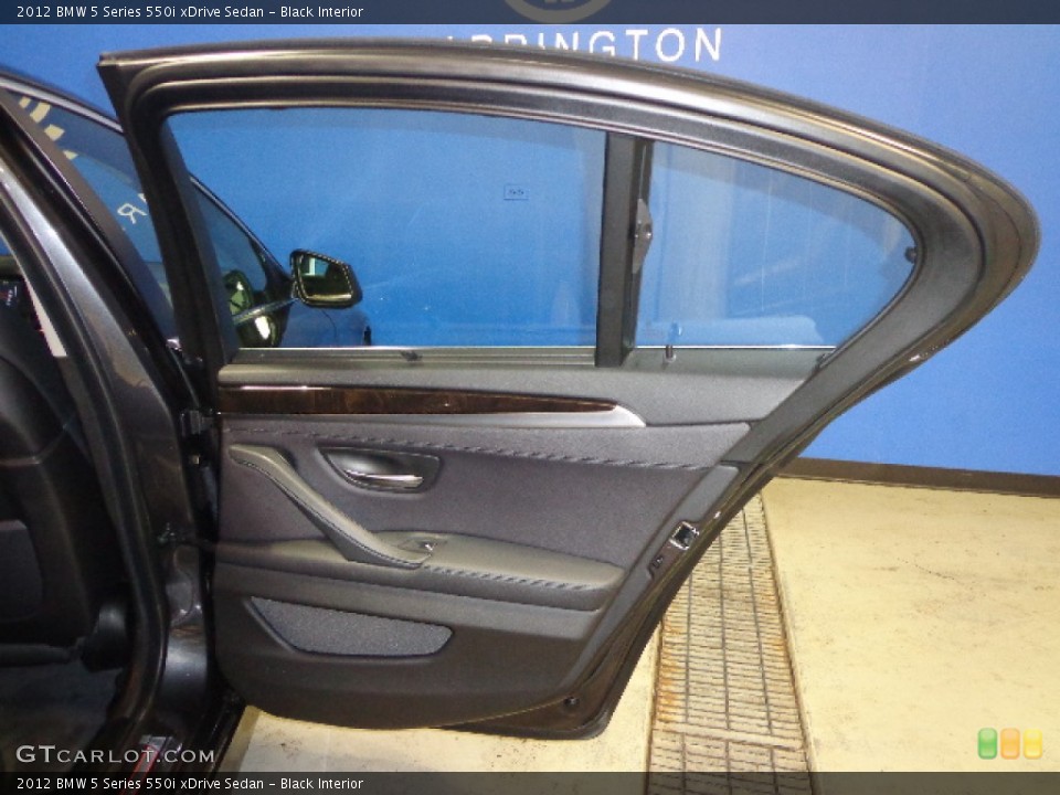 Black Interior Door Panel for the 2012 BMW 5 Series 550i xDrive Sedan #73922552