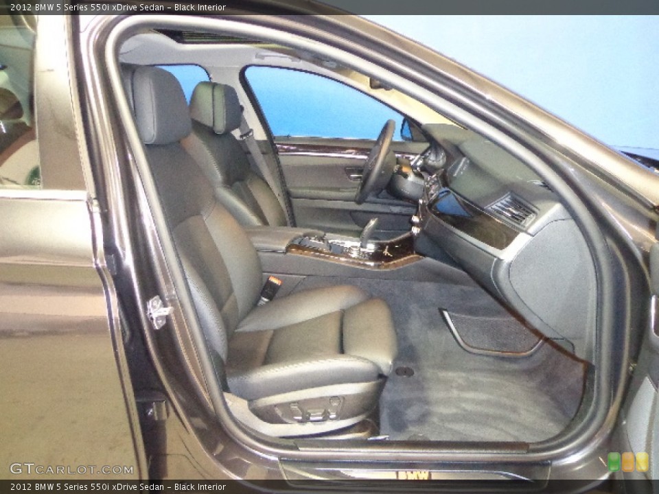 Black Interior Photo for the 2012 BMW 5 Series 550i xDrive Sedan #73922588