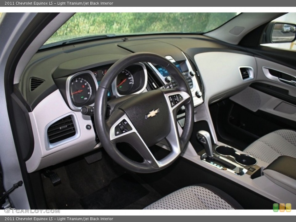 Light Titanium/Jet Black Interior Photo for the 2011 Chevrolet Equinox LS #73923278