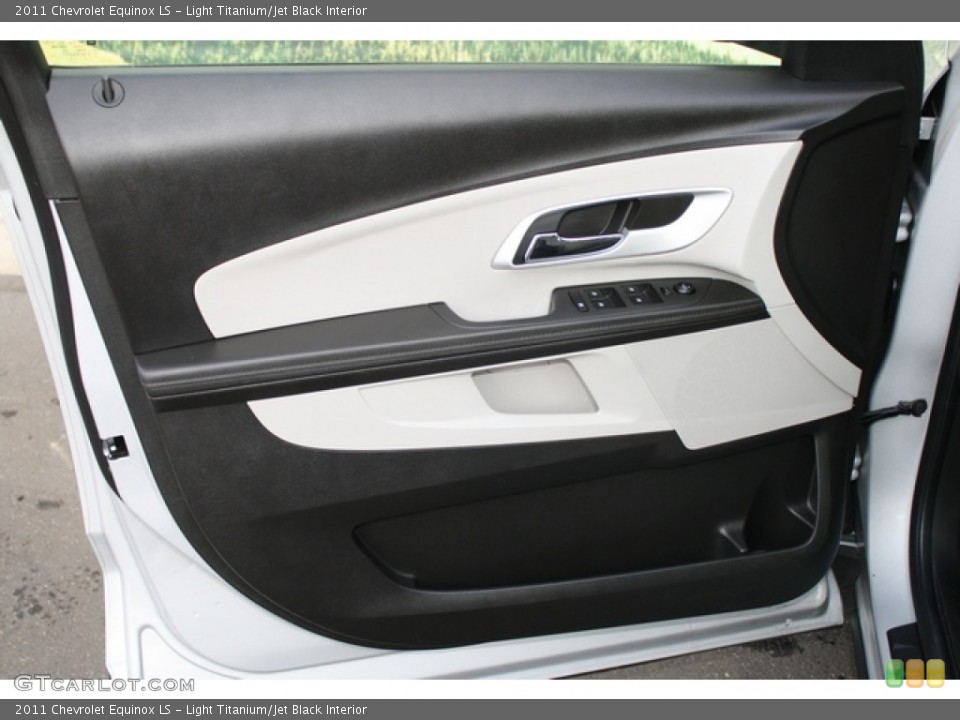 Light Titanium/Jet Black Interior Door Panel for the 2011 Chevrolet Equinox LS #73923385