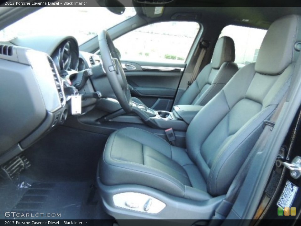 Black Interior Photo for the 2013 Porsche Cayenne Diesel #73924046