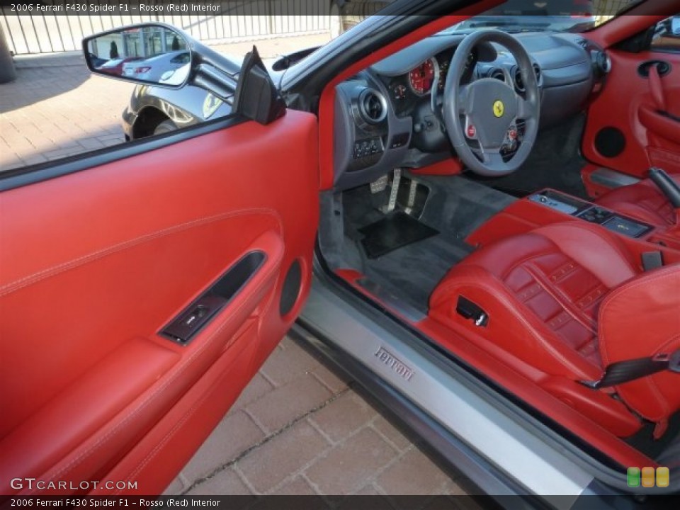 Rosso (Red) Interior Photo for the 2006 Ferrari F430 Spider F1 #73925024