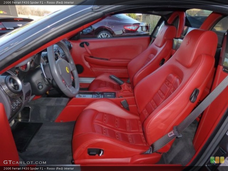 Rosso (Red) Interior Photo for the 2006 Ferrari F430 Spider F1 #73925036