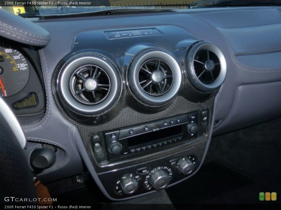 Rosso (Red) Interior Controls for the 2006 Ferrari F430 Spider F1 #73925115
