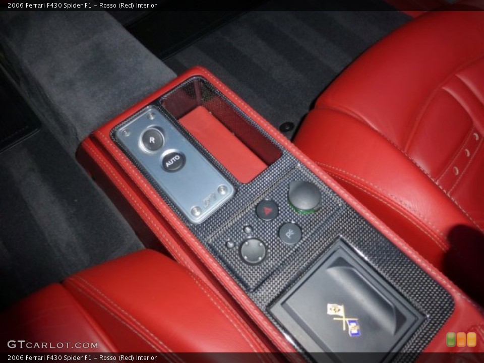 Rosso (Red) Interior Controls for the 2006 Ferrari F430 Spider F1 #73925149