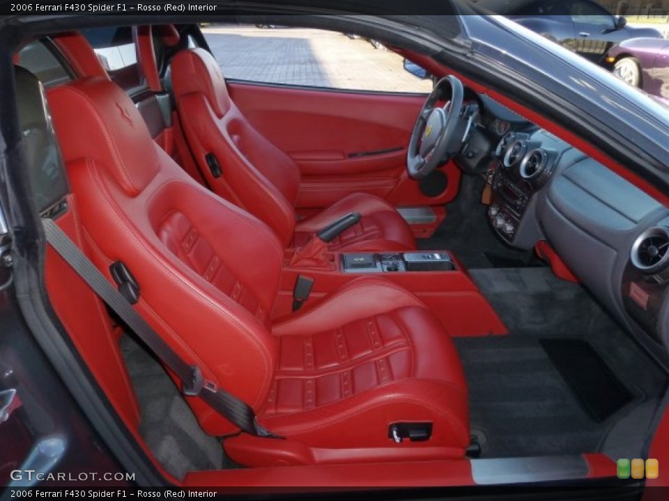 Rosso (Red) Interior Photo for the 2006 Ferrari F430 Spider F1 #73925180