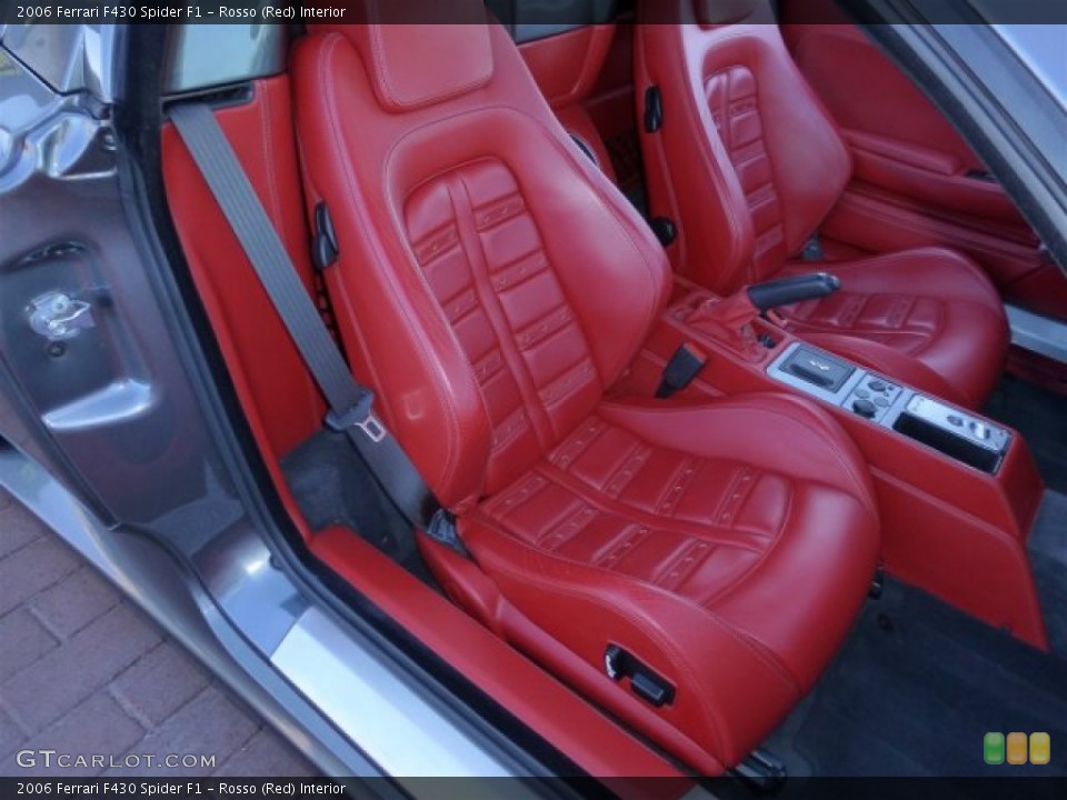 Rosso (Red) Interior Front Seat for the 2006 Ferrari F430 Spider F1 #73925195