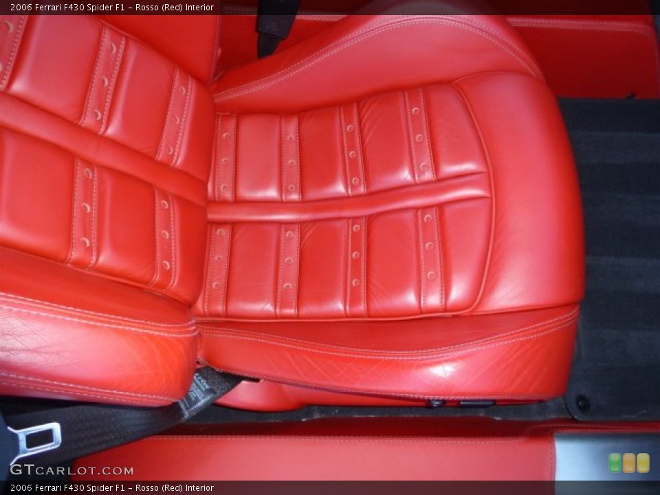 Rosso (Red) Interior Front Seat for the 2006 Ferrari F430 Spider F1 #73925209