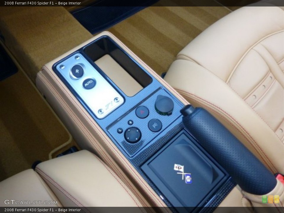 Beige Interior Controls for the 2008 Ferrari F430 Spider F1 #73925573