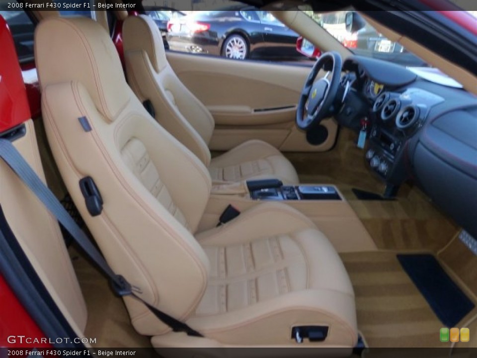 Beige Interior Front Seat for the 2008 Ferrari F430 Spider F1 #73925597