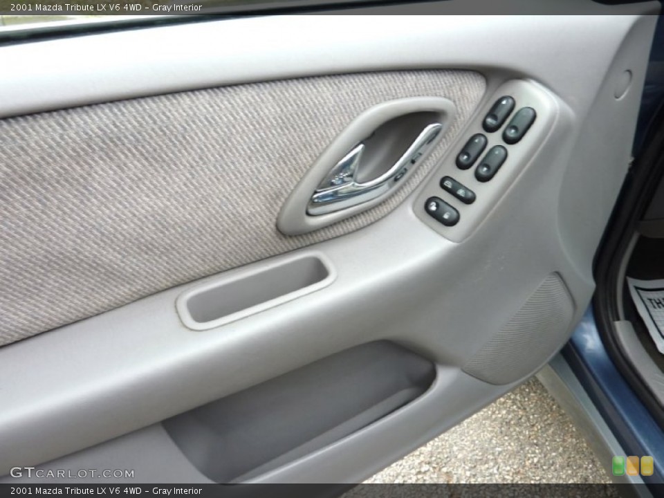 Gray Interior Door Panel for the 2001 Mazda Tribute LX V6 4WD #73926275