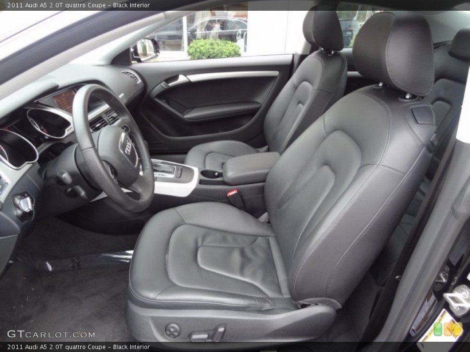 Black Interior Photo for the 2011 Audi A5 2.0T quattro Coupe #73926893