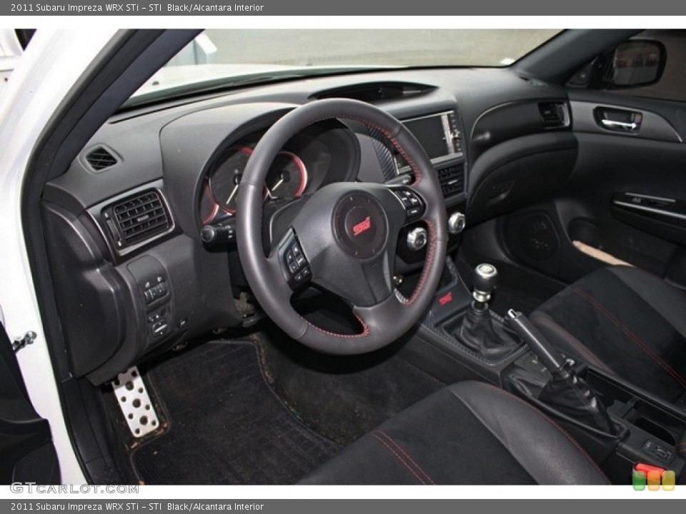STI  Black/Alcantara Interior Photo for the 2011 Subaru Impreza WRX STi #73932558