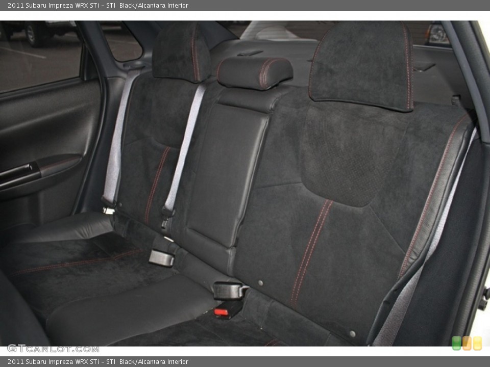 STI  Black/Alcantara Interior Rear Seat for the 2011 Subaru Impreza WRX STi #73932565