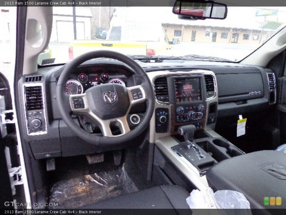 Black Interior Photo for the 2013 Ram 1500 Laramie Crew Cab 4x4 #73933029