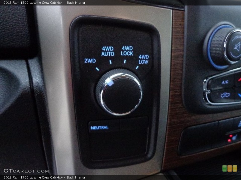 Black Interior Controls for the 2013 Ram 1500 Laramie Crew Cab 4x4 #73933071