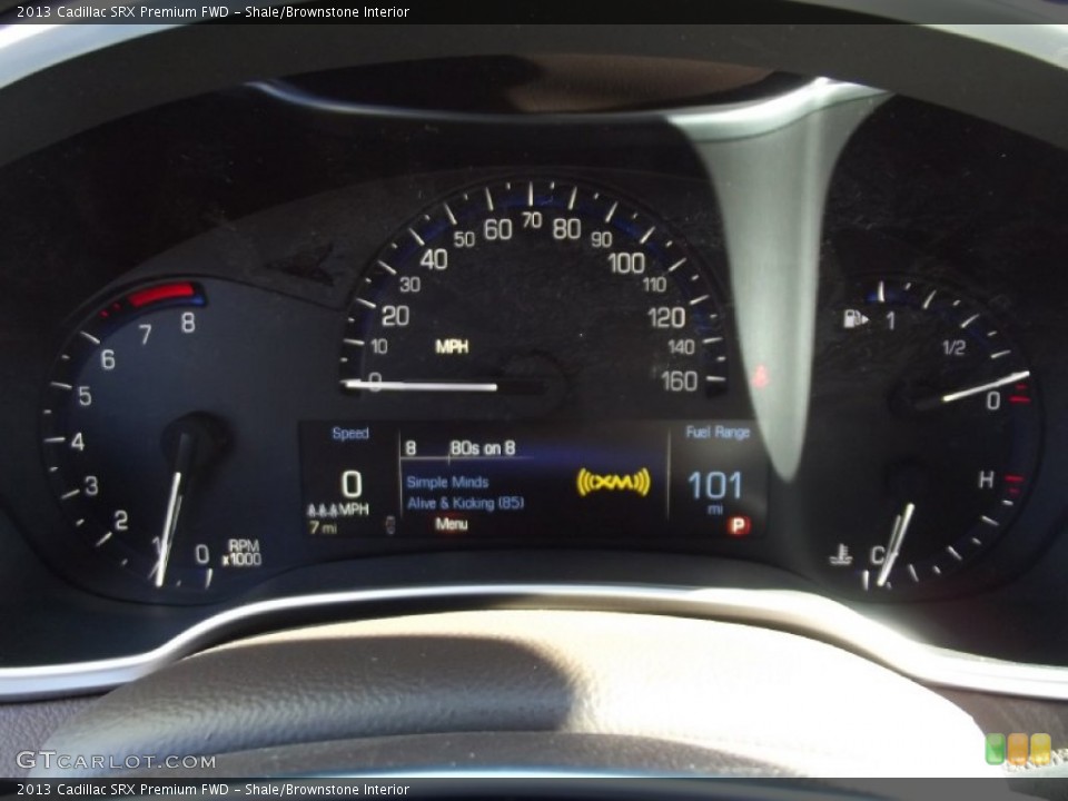 Shale/Brownstone Interior Gauges for the 2013 Cadillac SRX Premium FWD #73933242