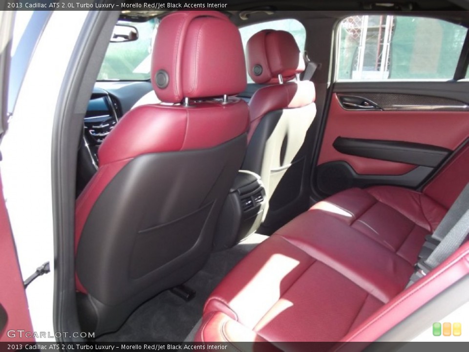 Morello Red/Jet Black Accents Interior Photo for the 2013 Cadillac ATS 2.0L Turbo Luxury #73933617