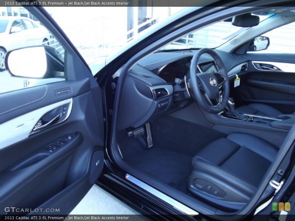 Jet Black/Jet Black Accents Interior Photo for the 2013 Cadillac ATS 3.6L Premium #73933776
