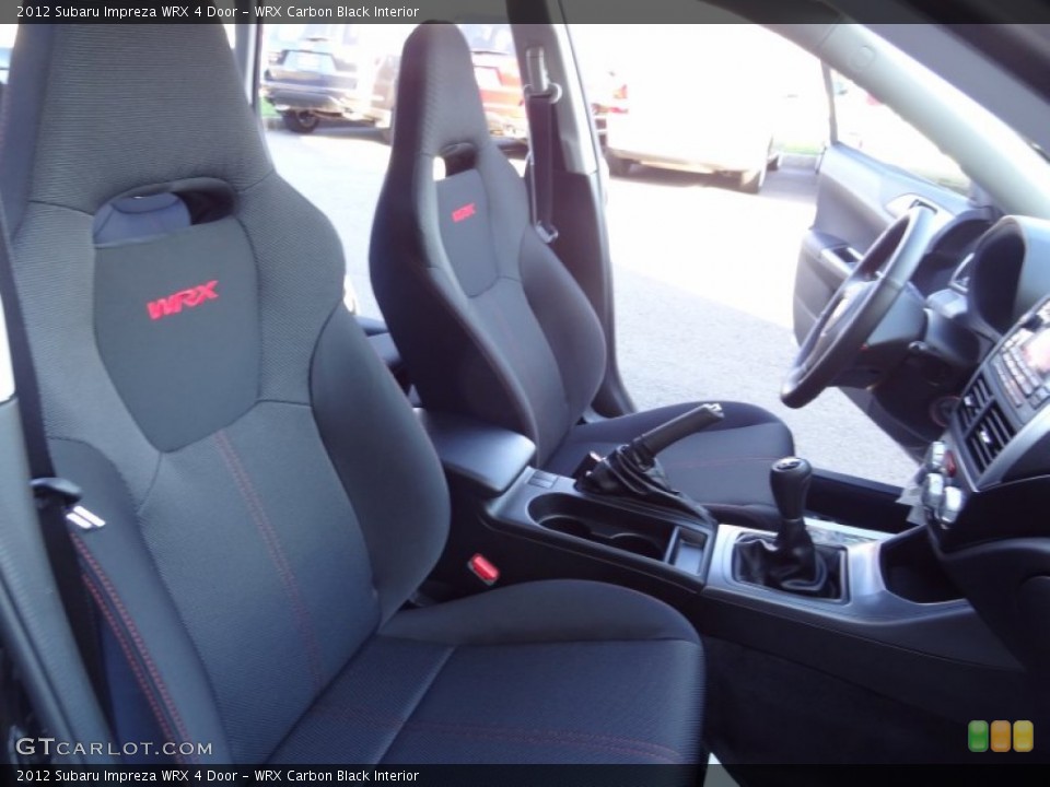 WRX Carbon Black Interior Front Seat for the 2012 Subaru Impreza WRX 4 Door #73935459