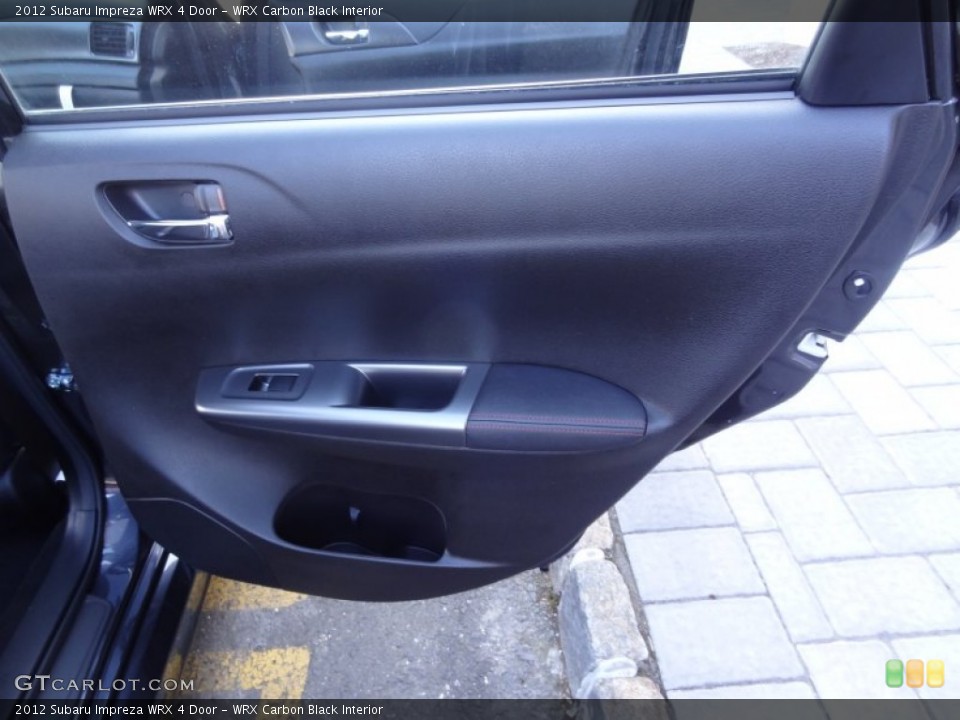 WRX Carbon Black Interior Door Panel for the 2012 Subaru Impreza WRX 4 Door #73935533