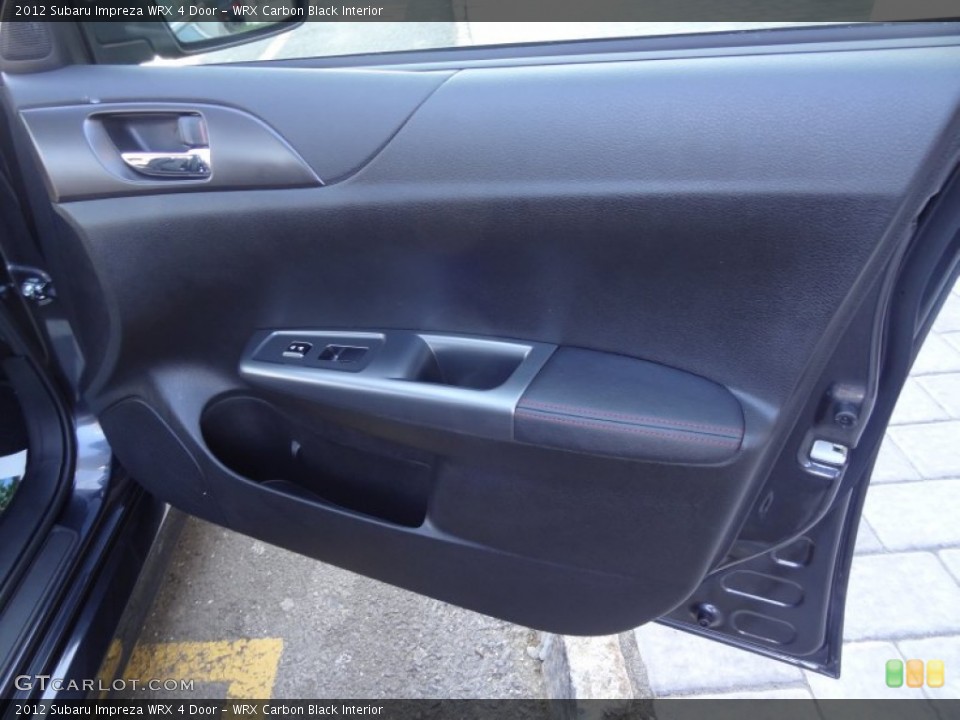 WRX Carbon Black Interior Door Panel for the 2012 Subaru Impreza WRX 4 Door #73935560