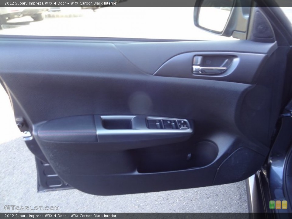 WRX Carbon Black Interior Door Panel for the 2012 Subaru Impreza WRX 4 Door #73935592
