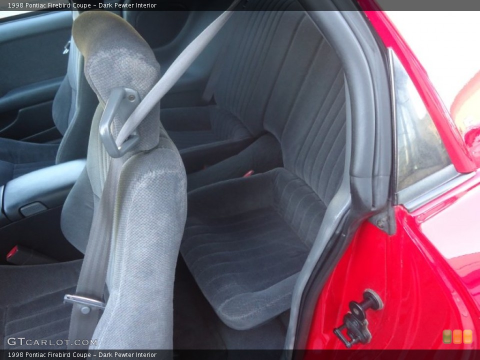 Dark Pewter Interior Rear Seat for the 1998 Pontiac Firebird Coupe #73936430