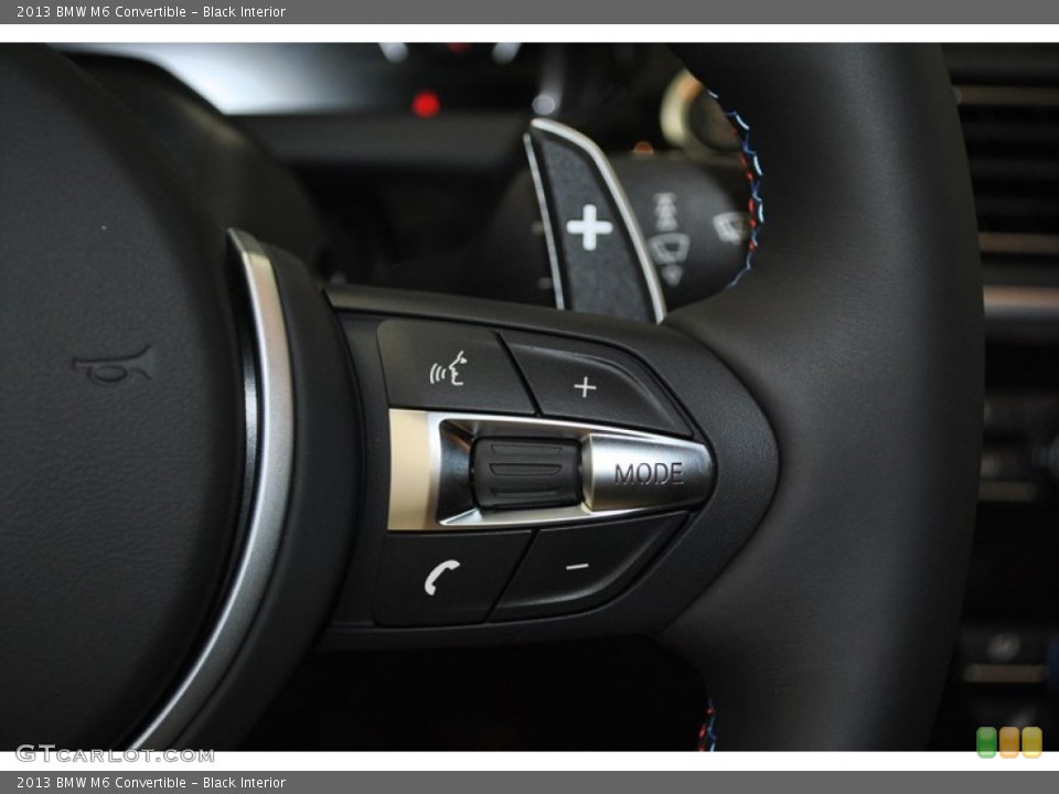 Black Interior Controls for the 2013 BMW M6 Convertible #73938098