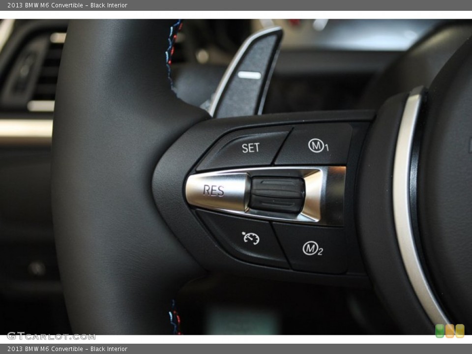 Black Interior Controls for the 2013 BMW M6 Convertible #73938122