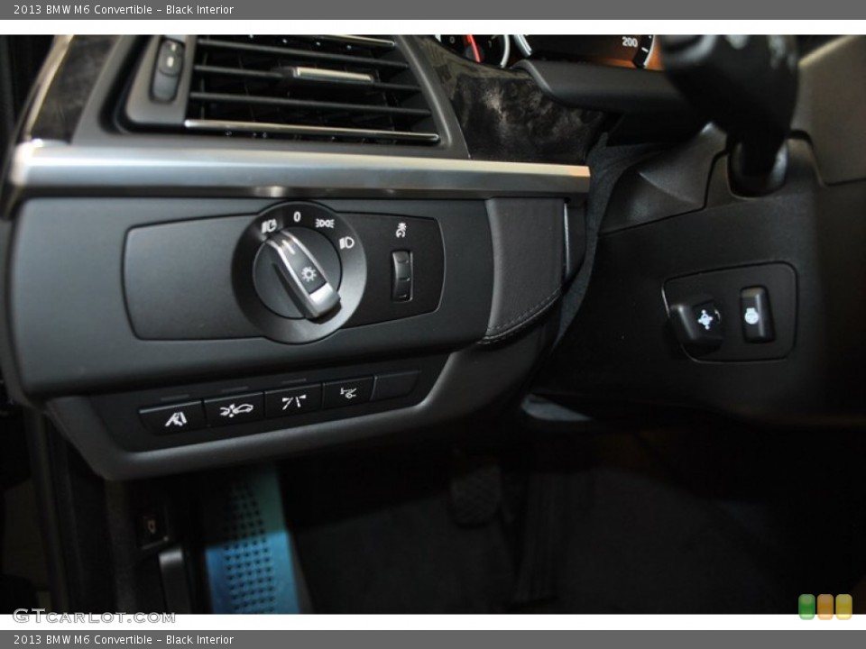 Black Interior Controls for the 2013 BMW M6 Convertible #73938133