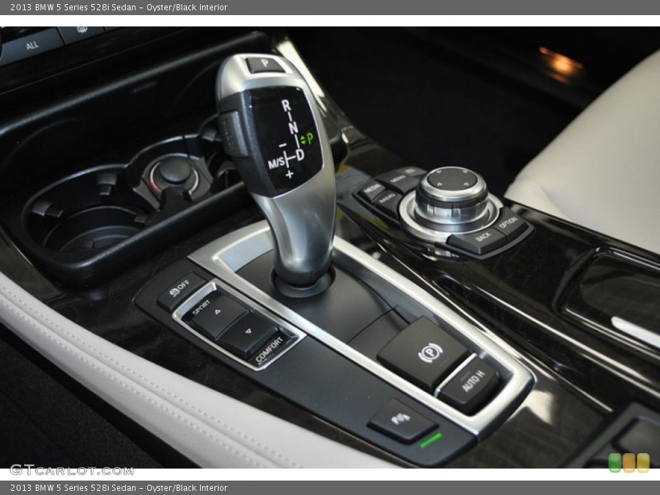 Oyster/Black Interior Transmission for the 2013 BMW 5 Series 528i Sedan #73938554