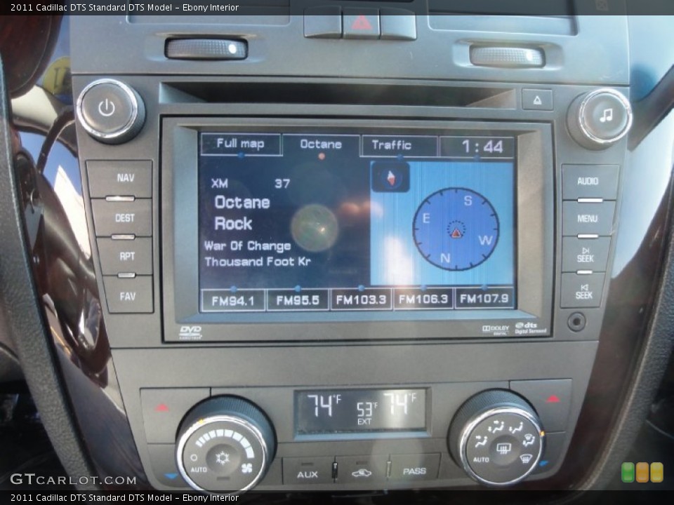 Ebony Interior Controls for the 2011 Cadillac DTS  #73939040