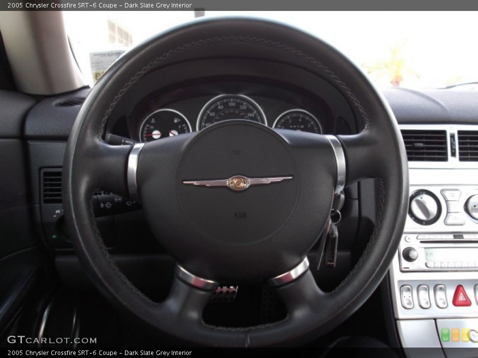 Dark Slate Grey Interior Steering Wheel for the 2005 Chrysler Crossfire SRT-6 Coupe #73939899