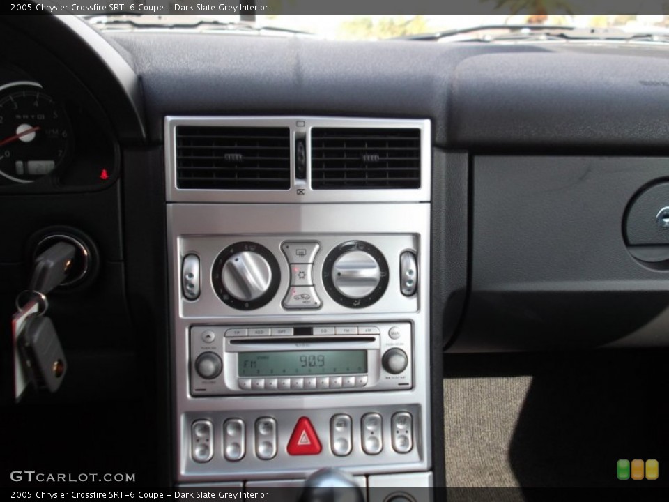 Dark Slate Grey Interior Controls for the 2005 Chrysler Crossfire SRT-6 Coupe #73939962