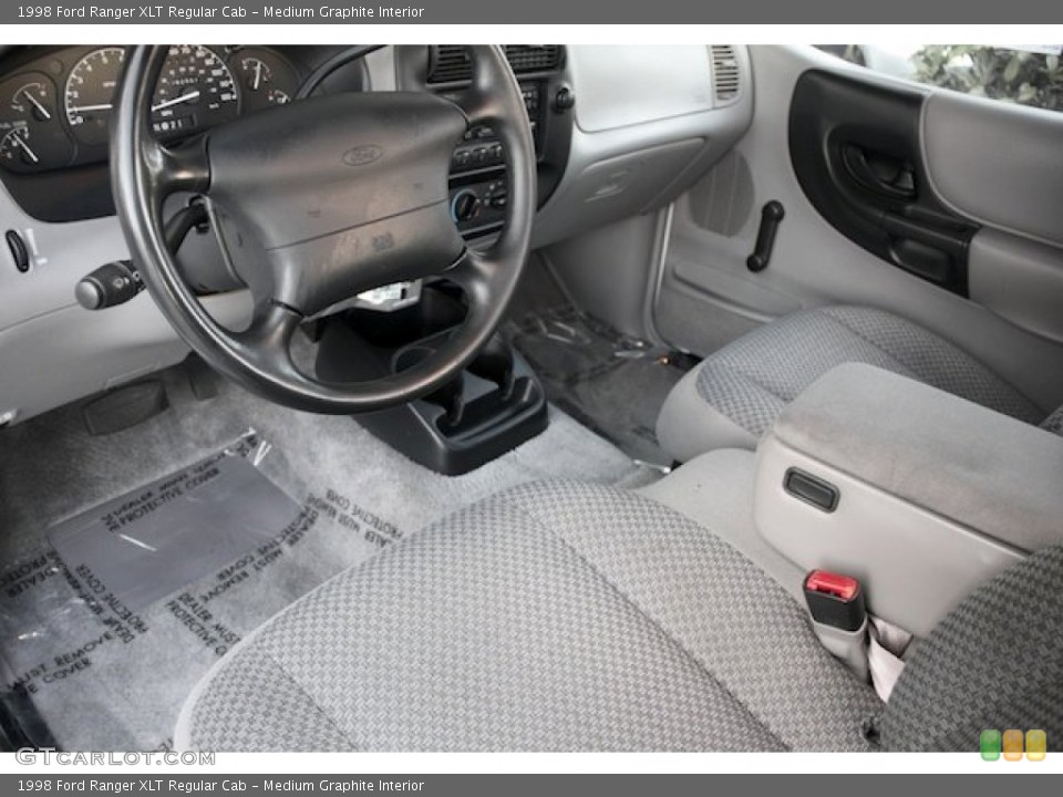 Medium Graphite Interior Photo for the 1998 Ford Ranger XLT Regular Cab #73940282