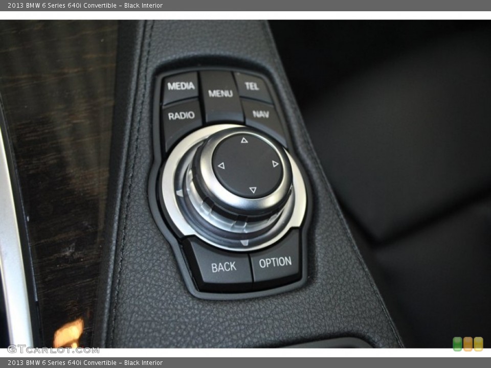Black Interior Controls for the 2013 BMW 6 Series 640i Convertible #73940345