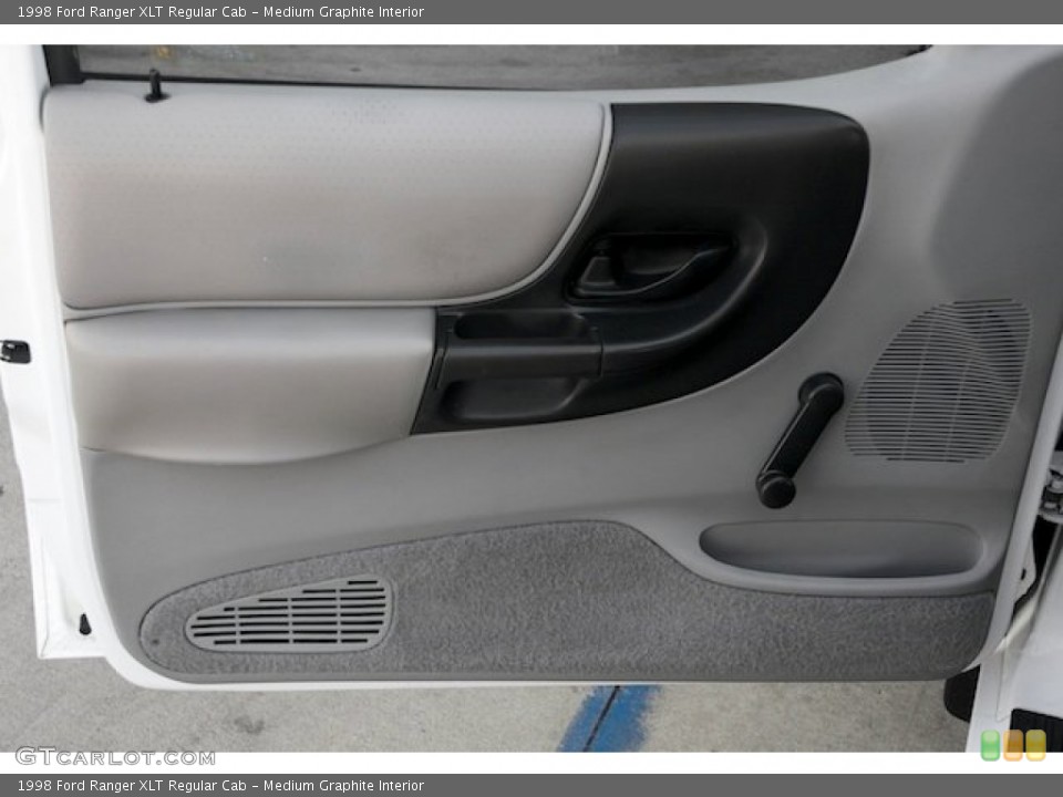 Medium Graphite Interior Door Panel for the 1998 Ford Ranger XLT Regular Cab #73940393