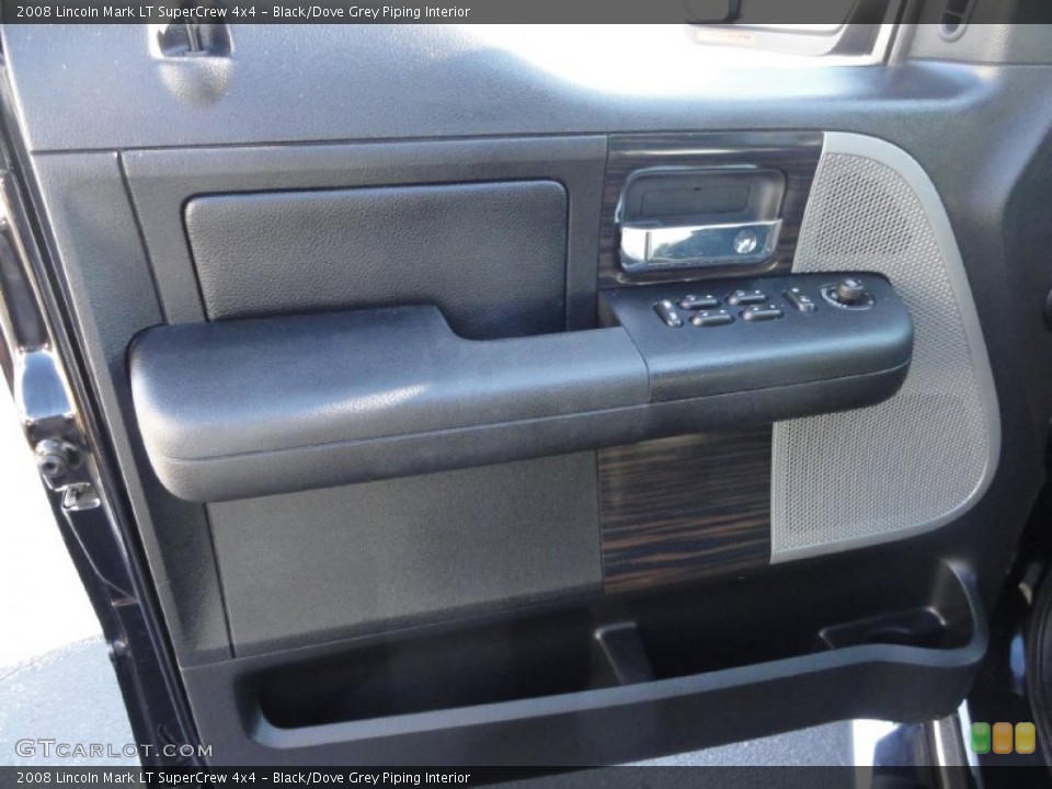Black/Dove Grey Piping Interior Door Panel for the 2008 Lincoln Mark LT SuperCrew 4x4 #73941523