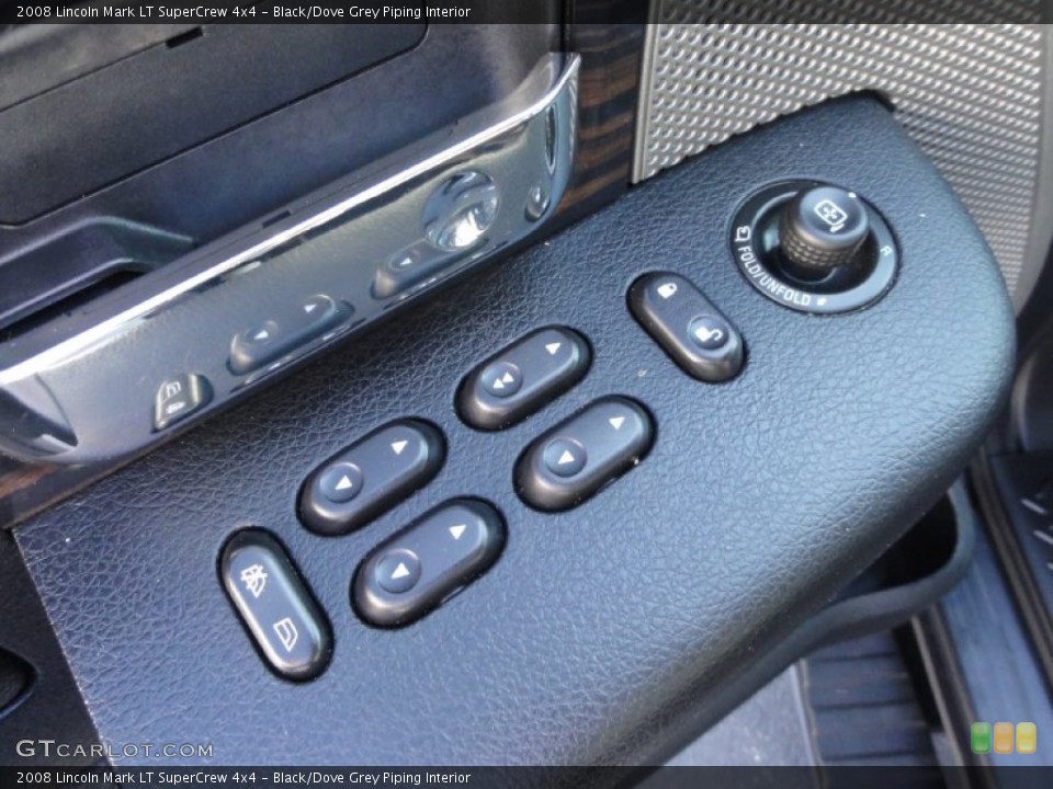 Black/Dove Grey Piping Interior Controls for the 2008 Lincoln Mark LT SuperCrew 4x4 #73941552