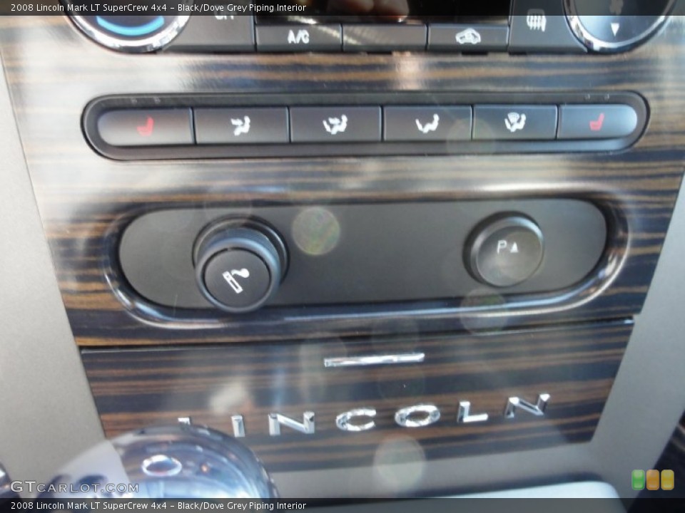 Black/Dove Grey Piping Interior Controls for the 2008 Lincoln Mark LT SuperCrew 4x4 #73941930