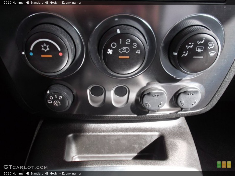 Ebony Interior Controls for the 2010 Hummer H3  #73942100