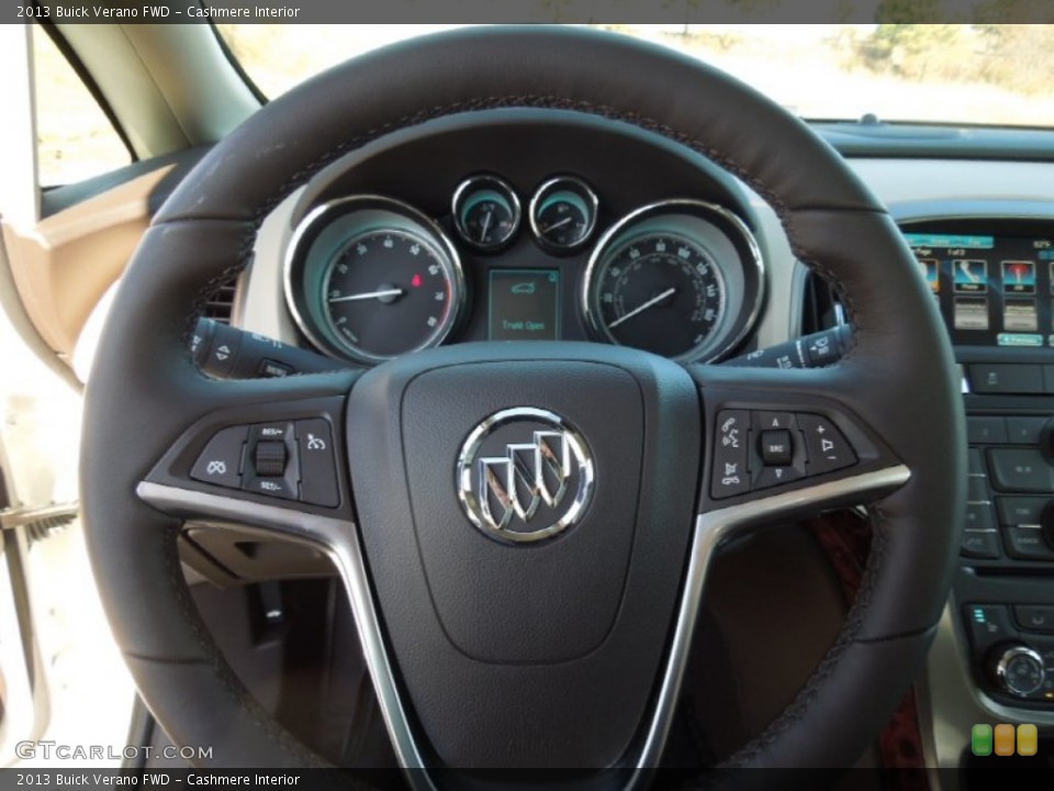 Cashmere Interior Steering Wheel for the 2013 Buick Verano FWD #73944845