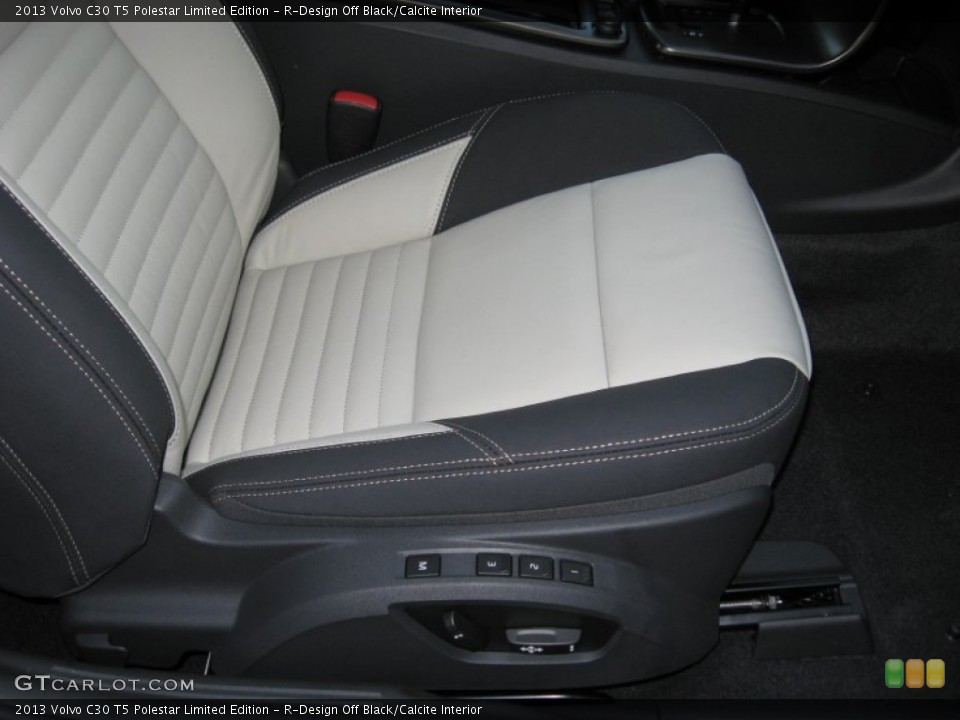 R-Design Off Black/Calcite Interior Front Seat for the 2013 Volvo C30 T5 Polestar Limited Edition #73945645
