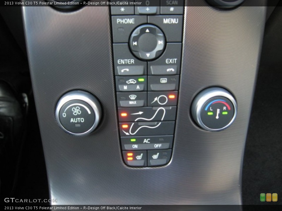 R-Design Off Black/Calcite Interior Controls for the 2013 Volvo C30 T5 Polestar Limited Edition #73945796
