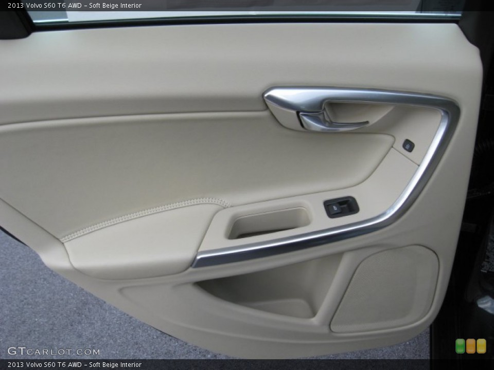 Soft Beige Interior Door Panel for the 2013 Volvo S60 T6 AWD #73946189