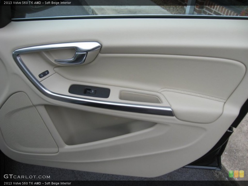 Soft Beige Interior Door Panel for the 2013 Volvo S60 T6 AWD #73946249
