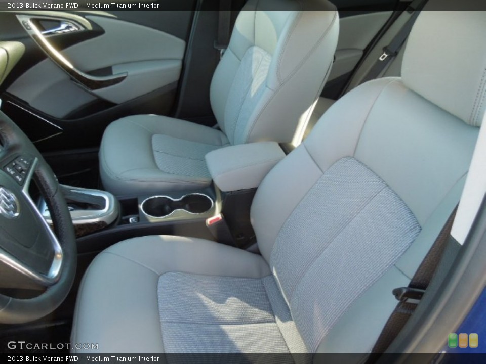 Medium Titanium Interior Front Seat for the 2013 Buick Verano FWD #73946678
